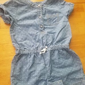Denim Romper